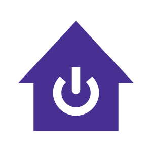connected home purple icon